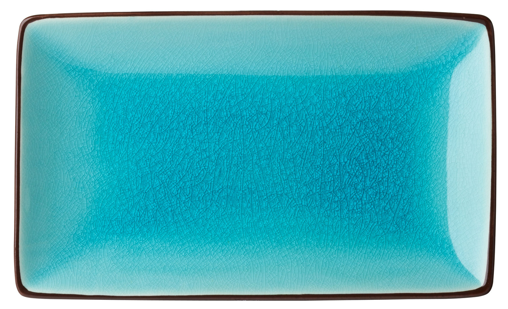 Aqua Rectangular Plate 8.5 x 5.5